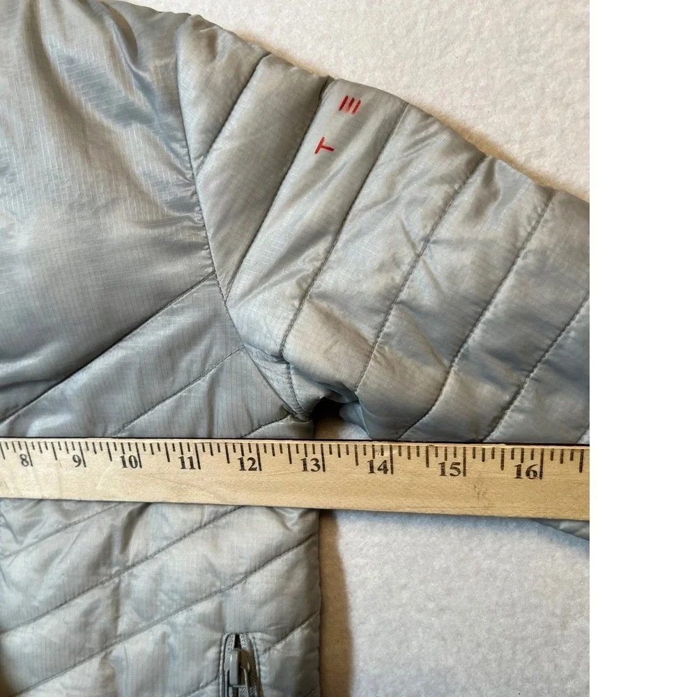 Tesla Kids Puffer Jacket Quilted 2T Silver Grey Full Zip Outerwear Gorpcore